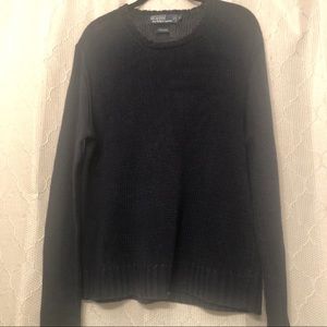 POLO by Ralph Lauren Navy 100% linen sweater Sz S